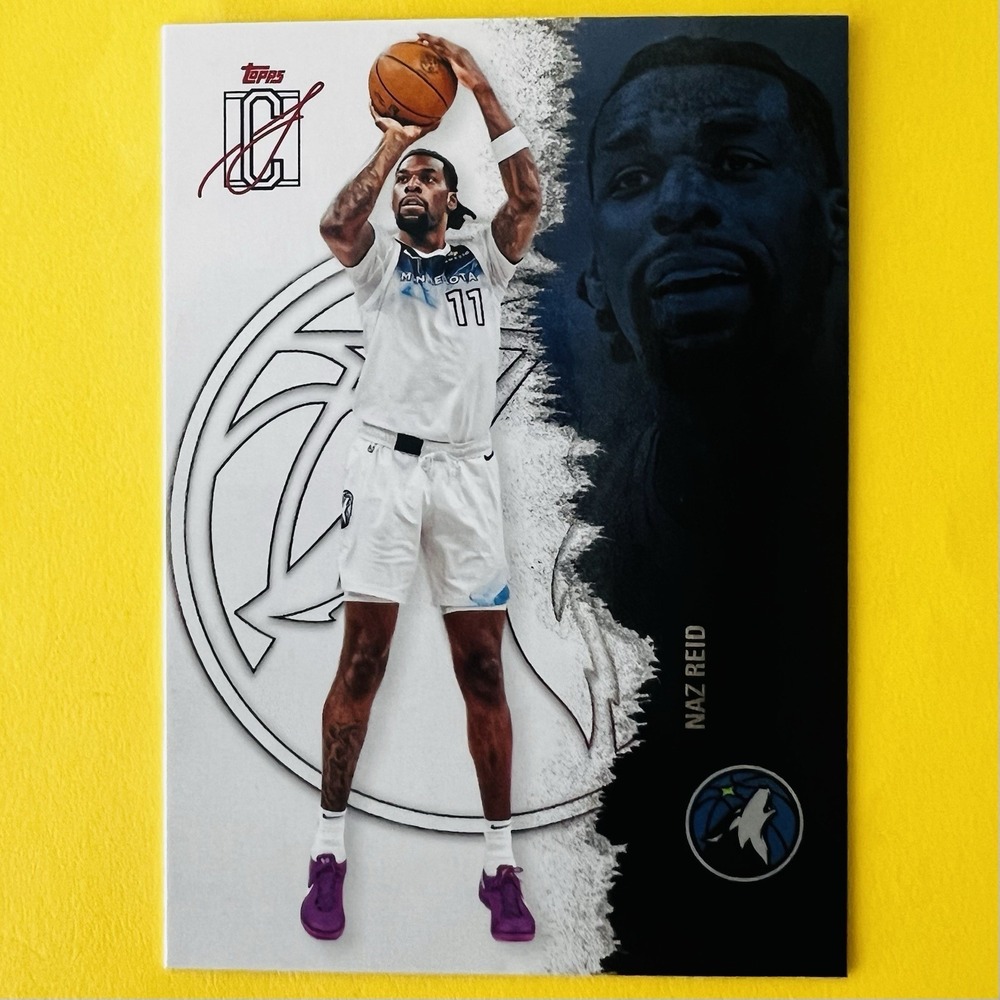 2025-26 Topps Signature Class‎ Round 2 Pick 46 Naz Reid #46 Timberwolves